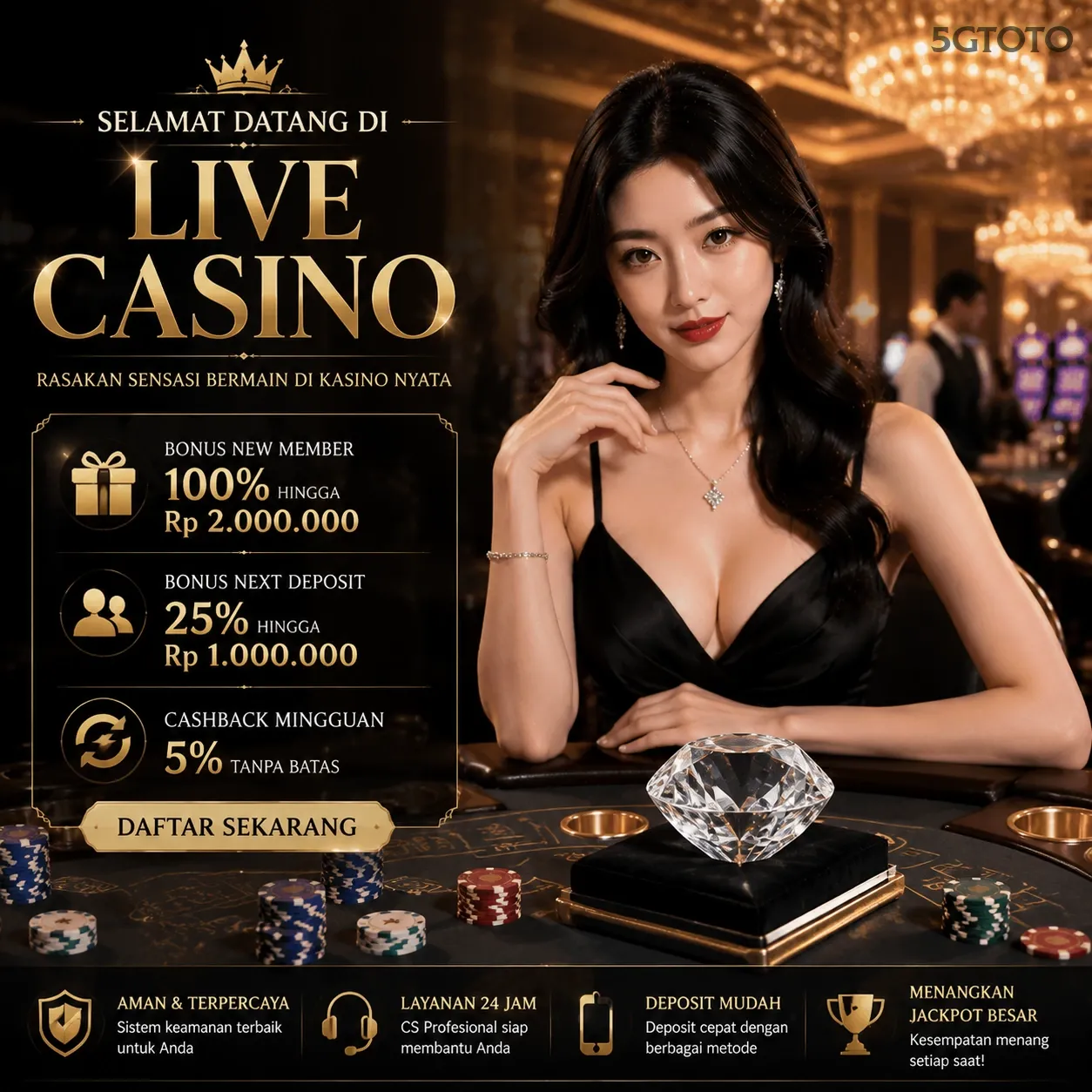 Ikon aplikasi 5gtoto resmi